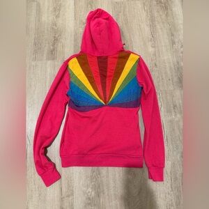 ‼️RARE‼️ AVIATOR NATION, PINK SUNBURST, FULL ZIP